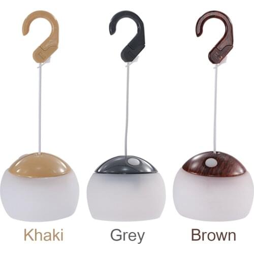 Portable LED Camping Lantern Soft Light Multifunctional Camping HANGing Atmosphere Lamp Tent Emergency Night Light for Outdoor