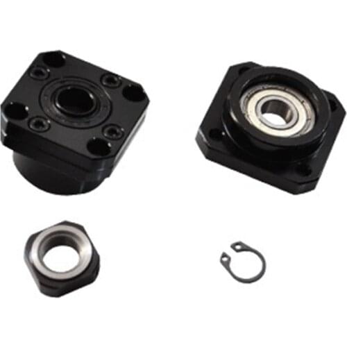 SFU1204 ballscrew end support FK/FF10 set :1pc FK10 Fixed Side +1pc FF10 Floated Side for Ball Screw 1204 CNC part
