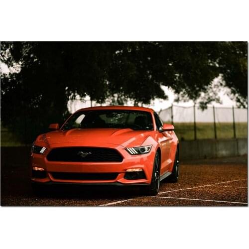 Sports Car Ford Mustang Picture Canvas Posters Wall Art Modern Painting for Home Room Decor