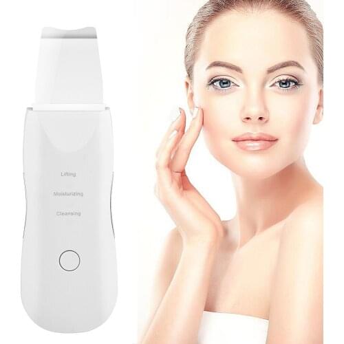 Ultrasonic Vibrate Deep Face Cleaning Skin Scrubber Remove Blackhead Reduce Wrinkles Face Lifting Peeling Tool Ultrasonic Shovel