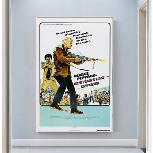 V0650 Newmans Law Vintage Classic Movie Wall Silk Cloth HD Poster Art Home Decoration Gift