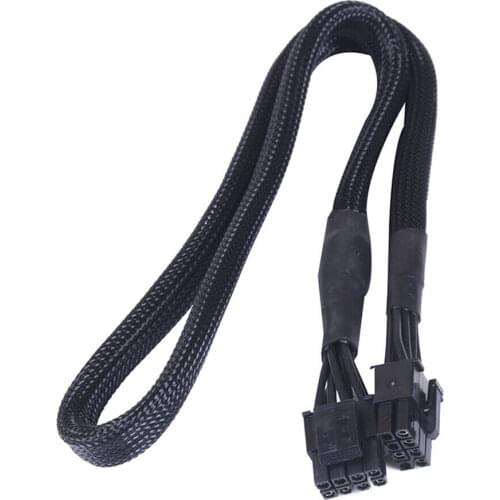 High quality Black CPU 8Pin to 8(4+4)-Pin Modular Power Supply Cable for Corsair RM550X RM650X RM750X RM850X RM1000X