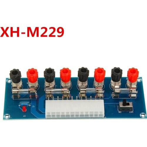 XH-M229 Desktop PC Chassis Power ATX Transfer to Adapter Board Power Supply Circuit Outlet Module 24Pin Output Terminal 24 pins