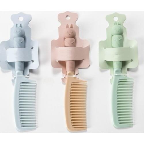 1pc Cartoon Rabbit Massage Detangling Hair Brush Scalp Hair Comb Detangling Brush for Hair Brush Girl Child Random Color