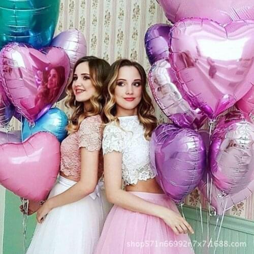 10pcs/lot 18inch Rose Gold Heart Foil Balloons Wedding Birthday Party Decoration for Baby Shower Supplies Valentines day Gifts