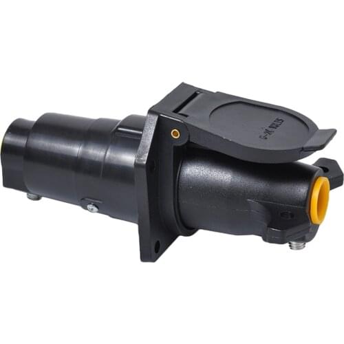 2pcs 7-Pin 12V RV Wiring Adapter Adapter Connector Plug Socket For Trailer RV Semitrailers Boat Caravans Car