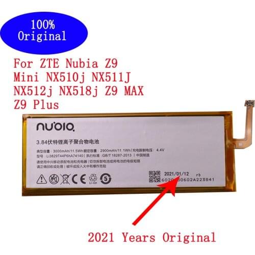 3000mAh Li3829T44P6hA74140 For ZTE Nubia Z9 Mini NX510j NX511J NX512j NX518j Z9 MAX Z9 Plus Battery