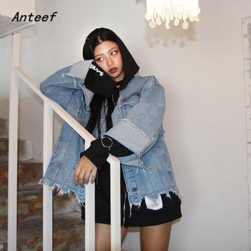 Женские куртки оверсайз Anteef China At AliExpress