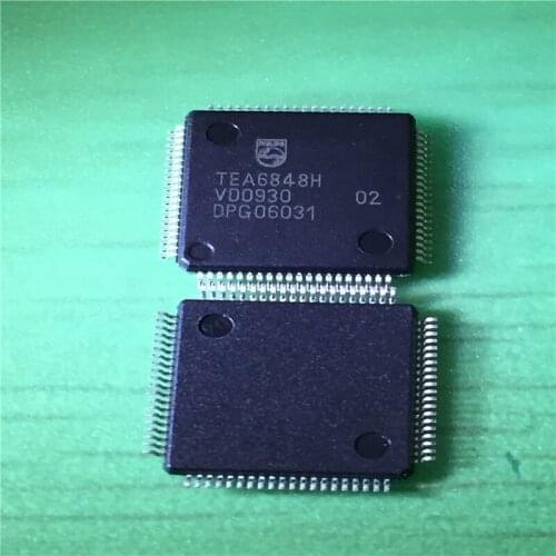 FREE SHIPPING 5PCS TEA6848H TEA6848 Car Radio receiver IC Parts For Car Computer Repair QFP80
