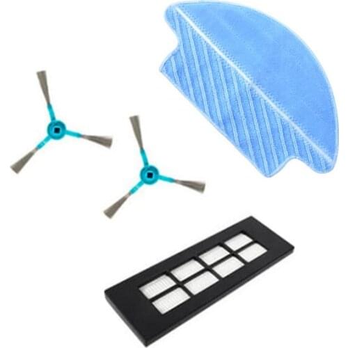 Robot Vacuum Cleaner Side Brush HEPA Filter Mop Cloth for conga 3090 SERIES Robotic Vacuum Cleaner Mop Parts Accessories
