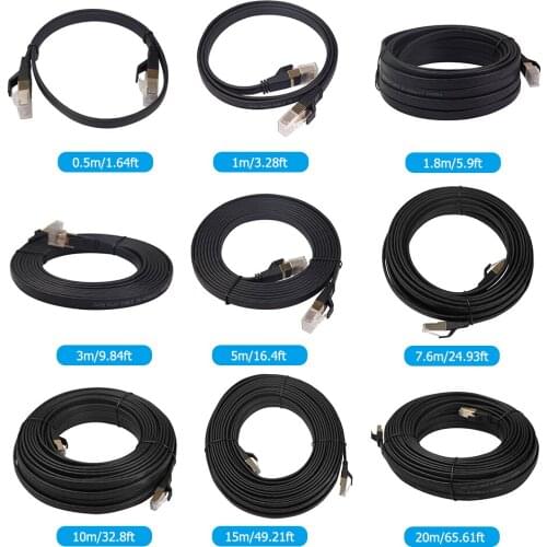 Cat8 Ethernet Cable SFTP 40Gbps Super Speed Cat 8 Network LAN Patch Cord with Gold Plated RJ45 Connector for Router Modem PC