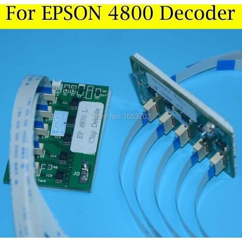 Stylus PRO 4800 Chip Decoder Card For Epson Wide Format Printer 4800 T5651-T5657 T5659 Ink Cartridge