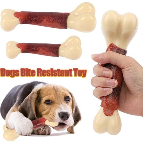 Bone Shape Dogs Toy Nearly Indestructible Toys For Small Medium Large Dogs Pet Chew Game Dental Care Bite Resistant Product