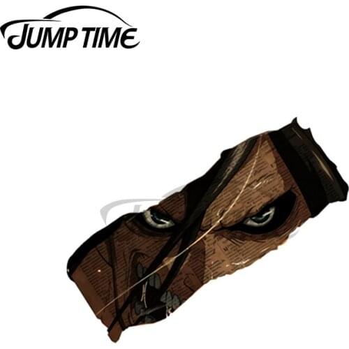 JumpTime 13 x 3.3cm The Attacking Giant Slap Cartoon Decal Surfboard Car Sticker Waterproof Occlusion Scratch Car Assessoires