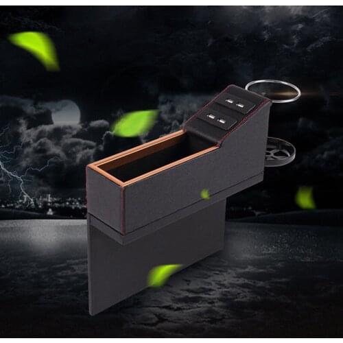 Car Seat Gap Slit Pocket Storage Organizer Caddy Keys Phone Coins Holder Box