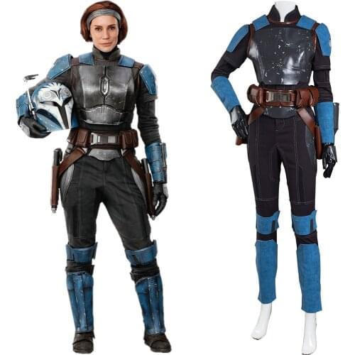 S2 Bo-Katan Kryze Cosplay Costume Jumpsuit Outfits Halloween Carnival Suit