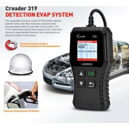 LAUNCH CR319 OBD2 Scanner Support Full OBD II/EOBD Launch Creader 3001 Auto Scanner diagnostic PK CR3001 ELM327 CR419 CR519