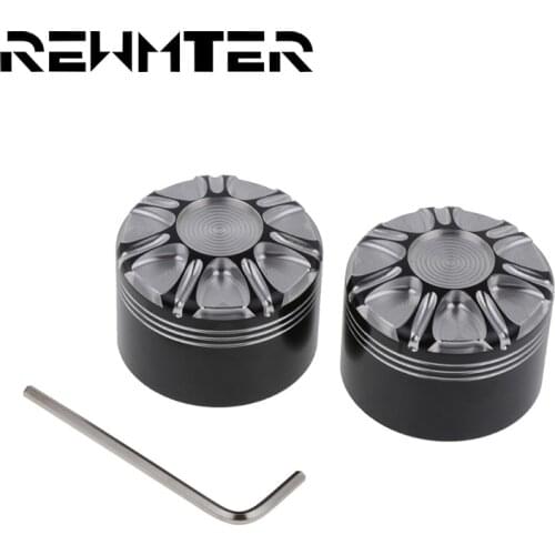 Motorcycle Parts Rear Axle Cover Cap Bolt Kit High Quality CNC Metal For Harley Touring Softail Dyna V-Rod Sportster XL 883 1200