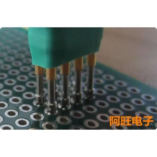 Burning Needle Thimble Writing Program Pogo Pin Probe Needle Pitch 2.54mm Double Row 4Pin