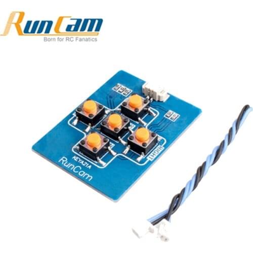RunCam Key Board w/ 1.25mm 2pin FPV Silicone Cable for Micro Sparrow Micro Swift 2 eagle Camera Replace Spare Part Accs