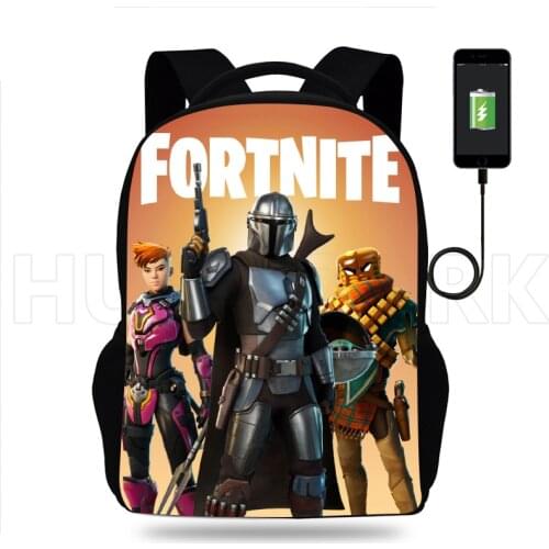Fortnite School Bags For Girls Boys Fortnite Backpack Teens Laptop Bagpack Travel bag Women Men Bookbag College Student Mochilas