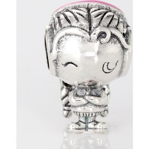 Free Shipping Authentic 925 Sterling Silver Girl Teenager Charms Fit Original Bracelets For Women DIY Jewelry S925 Beads