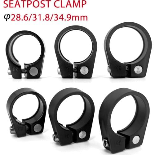 Bike Aluminum Seatpost Clamp 28.6/31.8/34.9mm MTB Bicyle Seatpost Clamp Bicycle Saddle Seat Clamp Seatpost Cycling Accessories