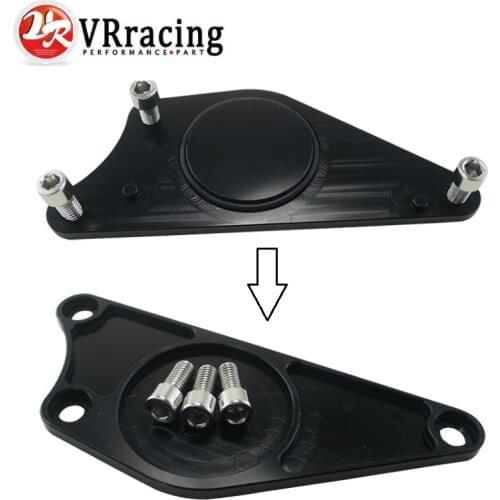 VR - Solution Billet Cam Plate Black Fits FOR Subaru BRZ / Scion FR-S 2013+ VR-BCP11