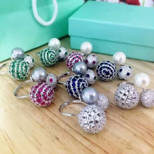 Xa473 Luxury Designer Fashion 925 Sterling Silver shinning European style Jewelry panther shaped ab