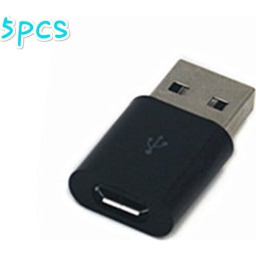 1/5 PCS High Quality Exquisite Convenient Micro Female To USB Male Converter Data Connector Mini Portable Anti-interference
