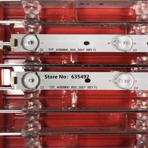 1set=8Pieces TOT_40B3800_8X5_5S1P For Ph40b28dsgw PLE-4005FHD PLE-4005FHD 006-P1K3387B LVF400CM0T E1 V1 V4 LEKT40B3800 L40B2800