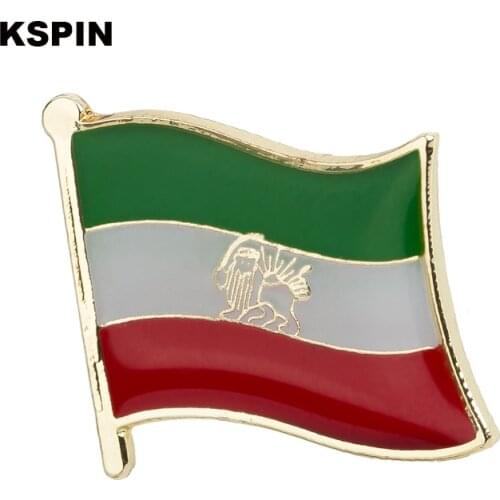 1001 Iran flag pin lapel pin badge 10pcs a lot Brooch Icons KS-0204