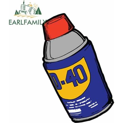 EARLFAMILY 13cm x 8.6cm For D 40 Car Stickers Interesting Pattern Decal Waterproof Sunscreen Creative Decoration For JDM SUV RV