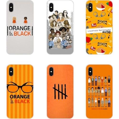 For Xiaomi Redmi Note 3 4 5 6 7 8 Pro Mi Max Mix 2 3 2S Pocophone F1 ORANGE IS THE NEW BLACK Accessories Phone Shell Covers