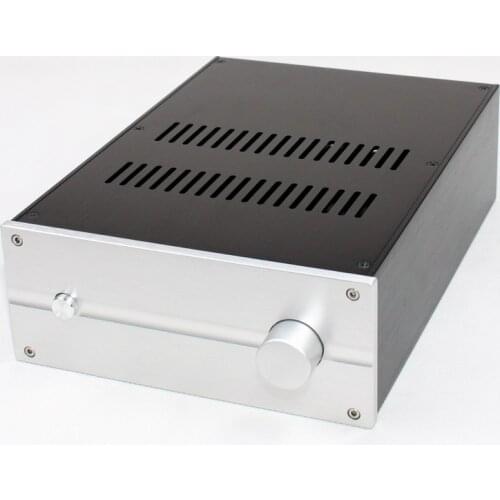 DIY Amp Box 310 * 222 * 92MM WA81 All Aluminum Power Amplifier Post-stage Chassis Amp Case Amplifier House Enclosure