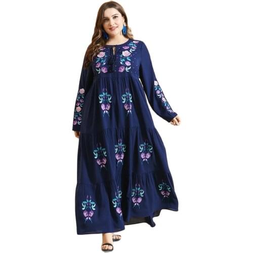Ramadan Long Clothes Muslim Dresses Kimono Girls for Dubai Women