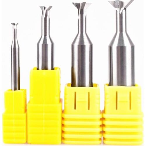 1PCS 45 Degree/60 Degree/75 Degree carbide Dovetail Milling Cutters 3mm 4mm 5mm 6mm 7mm 8mm 9mm 10mm 11mm 12mm 16mm 20mm