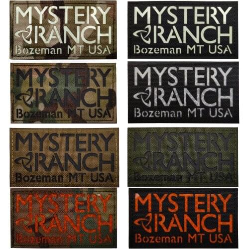 Mystery Ranch Bozeman MT USA Embroidery Patches Badges Emblem military Army 9*5cm Accessory Hook and Loop Tactical