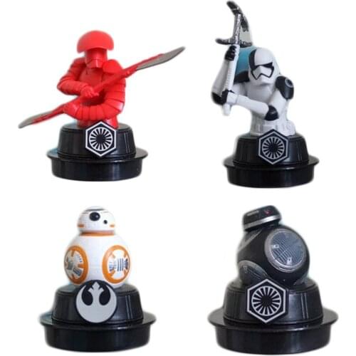 Star Wars BB-8 BB-9E Stormtroopers Royal Guard Spider Man Vulture Comic character model toy