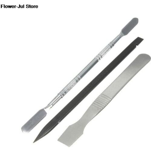 3 In 1 Metal Plastic Spudger Set Tools Repair Opening Pry Tool Kit For IPhone IPad For Samsung Cell Phone