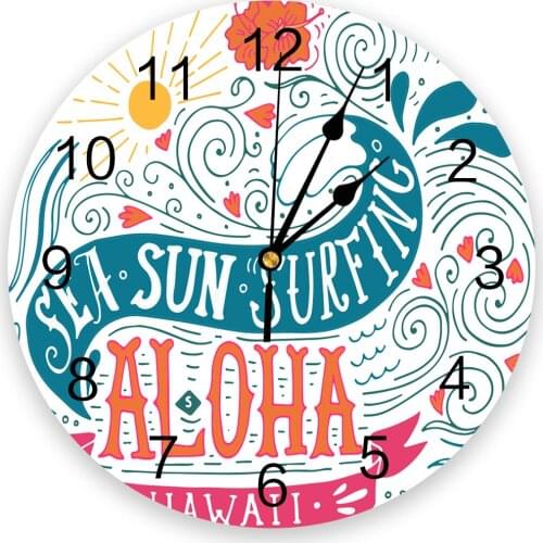 Water Flower Spray 3D Wall Clock Modern Design Brief Living Room Decoration Kitchen Clock Art Wall Watch Home Decor