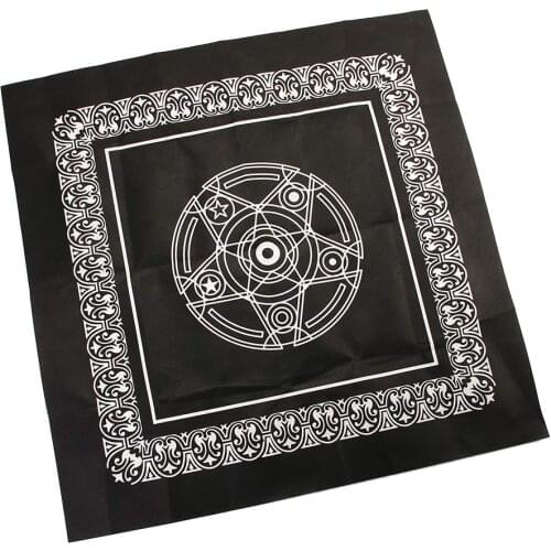 49x49cm Non-woven Tarot Tablecloth High Quality Twelve Constellations Astrological Tarot Cloth Mat Board Game Tarot Card Cloth