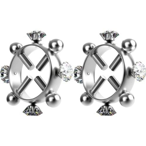 New Arrival Jewelry Nipple Clamps Sex Toys for Couples Bdsm Sex Toys for Couples Women Piercing Diamond Nipple Clip Ring Shield