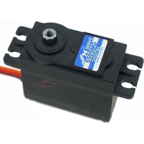 RC Car Parts JX Servo PDI-5509MG Large Torque Metal Gear Model Digital Standard Steering Gear for Flat Model Sports Cars