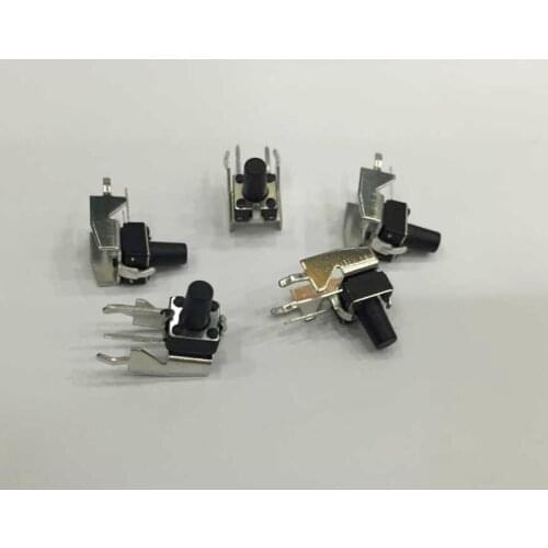 With long bracket Horizontal touch switch Micro switch Button 6*6*9mm Copper foot Button jog