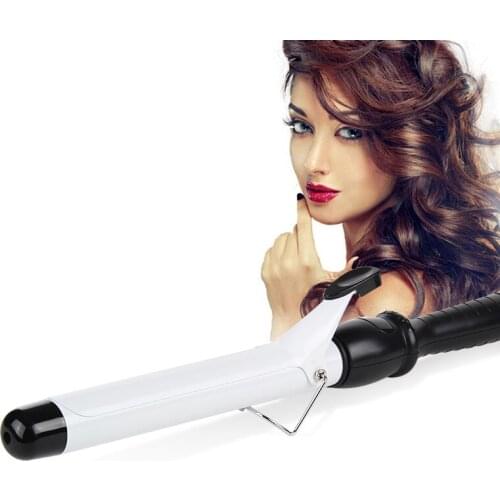 Professional Ceramic Hair Curling Iron Fast Heating LCD Temperature Adjustment Woman Hair Curling Wand Splint Styling Tools
