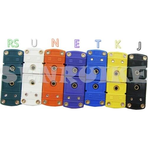 5pcs NMP-K/J/T/N/RS/U-M/F Male and female plugs Thermocouple plug Flat Pin thermocouple mini-plug connector