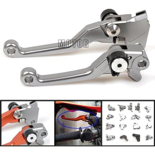 Motorcycles CNC Handlebar Foldable Pivot DirtBike Clutch Levers For 450XC-W 2013 500EXC 500XC-W 2012-2013 With High Quality