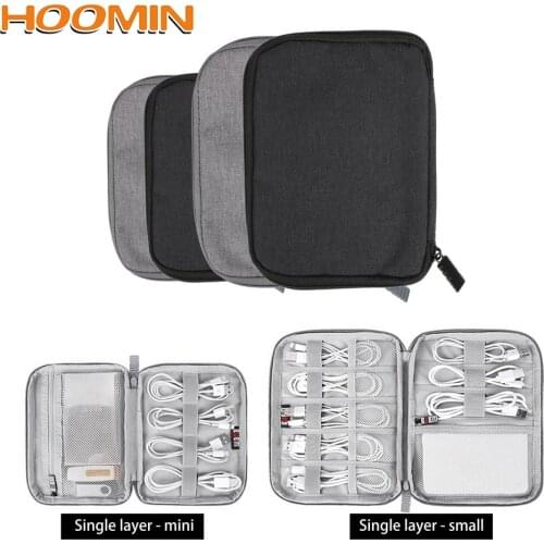 Digital Storage Bag USB Data Cable Organizer Earphone Wire Bag Pen Power Bank Travel Kit Case Pouch Electronics Accessories