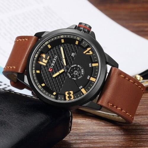 CURREN Sports Watches Men Watch Top Brand Luxury Army Military Quartz Men Wrist Watch Reloj Hombre Relogio Masculino seet